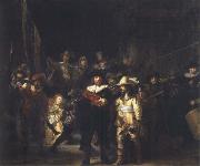 REMBRANDT Harmenszoon van Rijn The Militia Company of Frans Banning Cocq,Known as The Night Watch oil painting artist